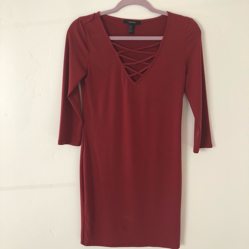 Forever 21 Criss cross front dress